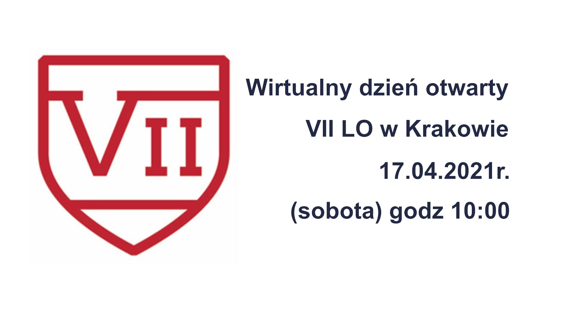 Wirtualny dzień otwarty VII LO Kraków